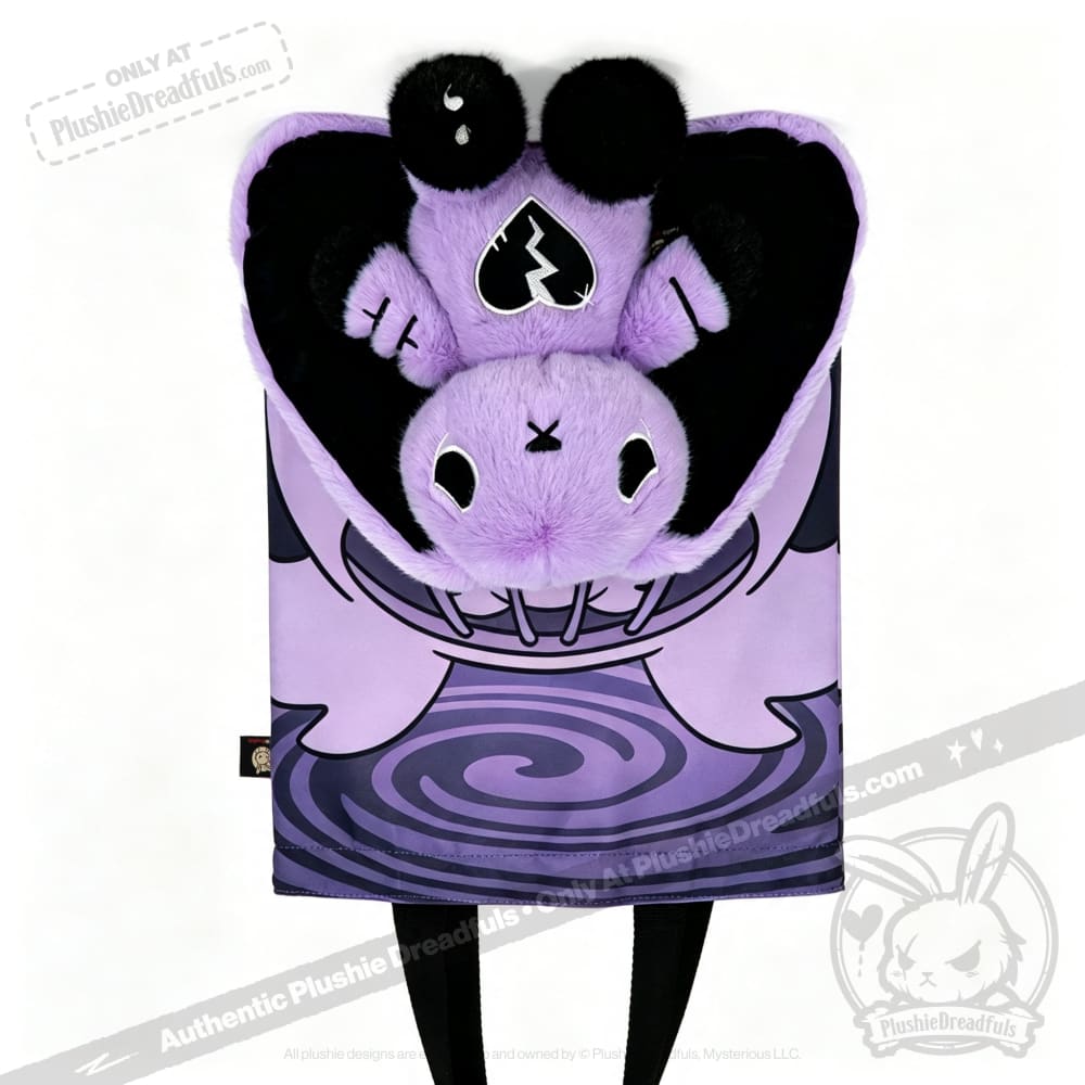 Depression Rabbit V2 Purple Black - Plush Stuffed Animal - toy