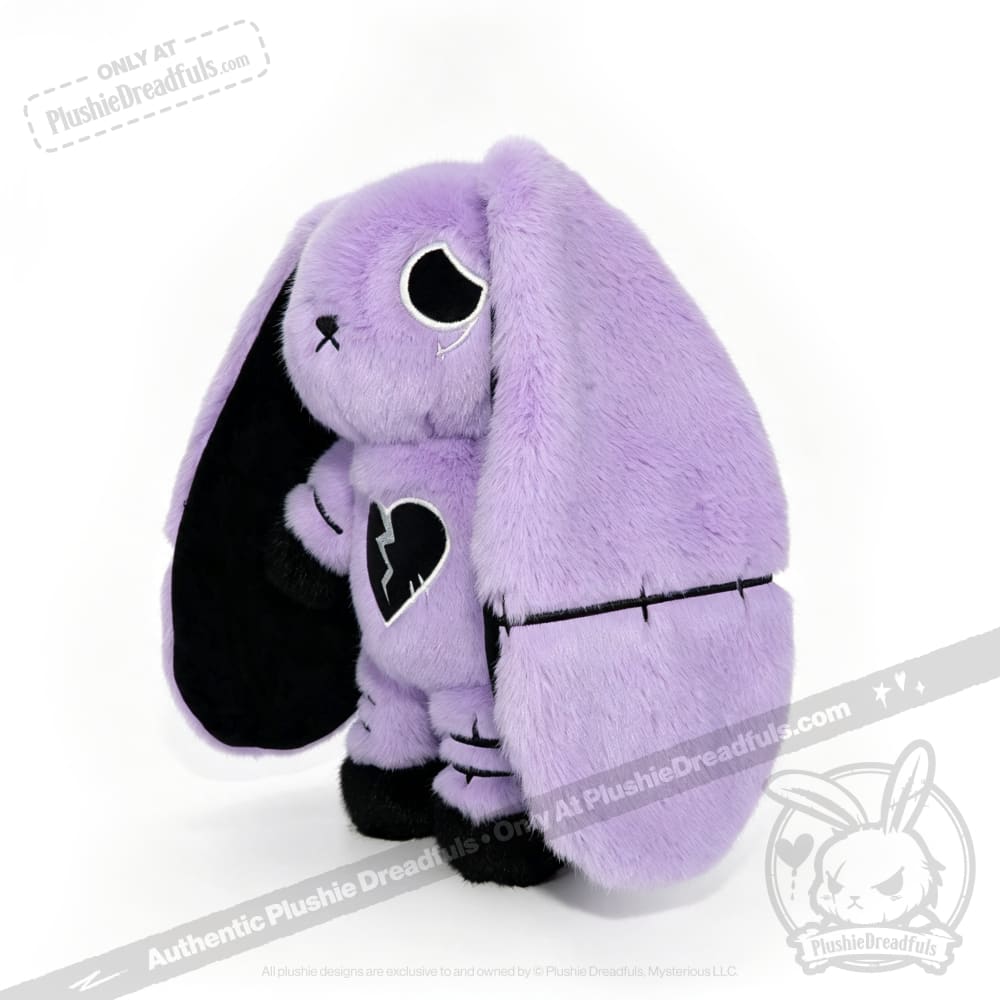 Depression Rabbit V2 Purple Black - Plush Stuffed Animal - toy