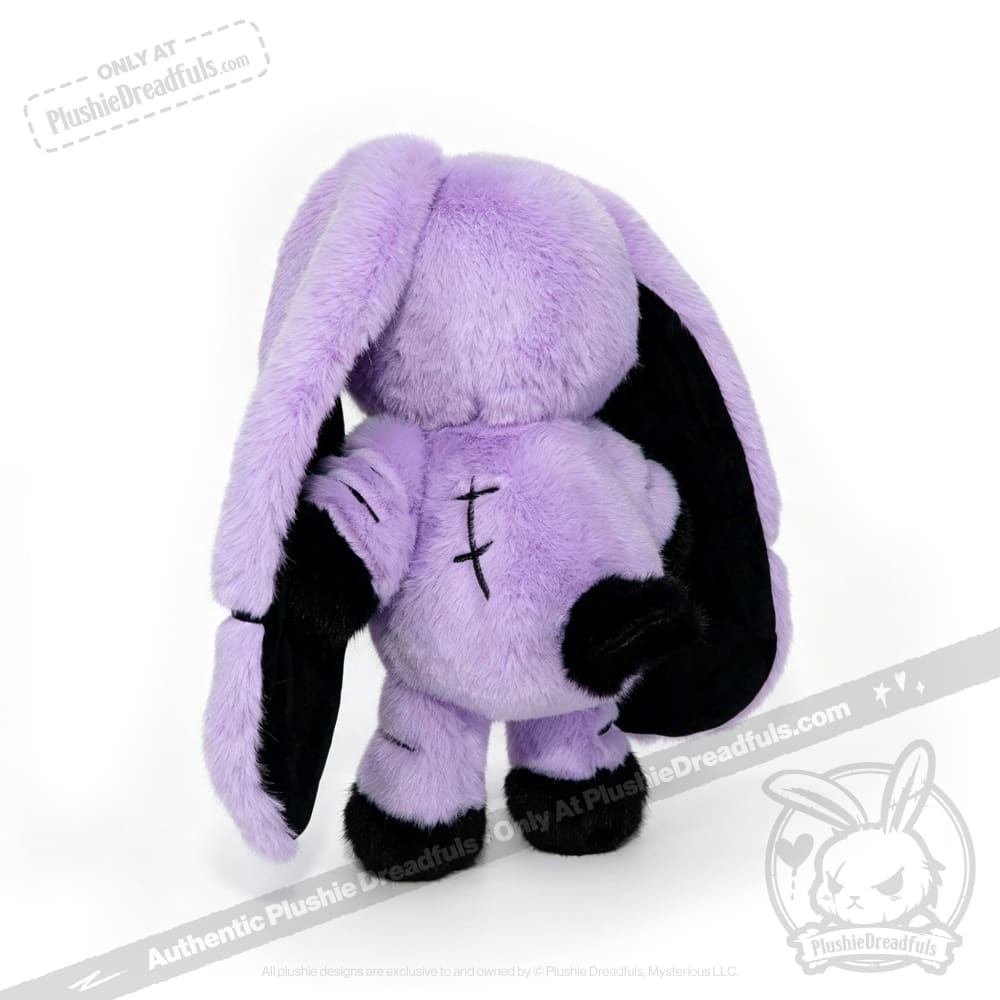 Depression Rabbit V2 Purple Black - Plush Stuffed Animal - toy