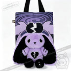 Depression Rabbit V2 Purple Black - Plush Stuffed Animal - toy