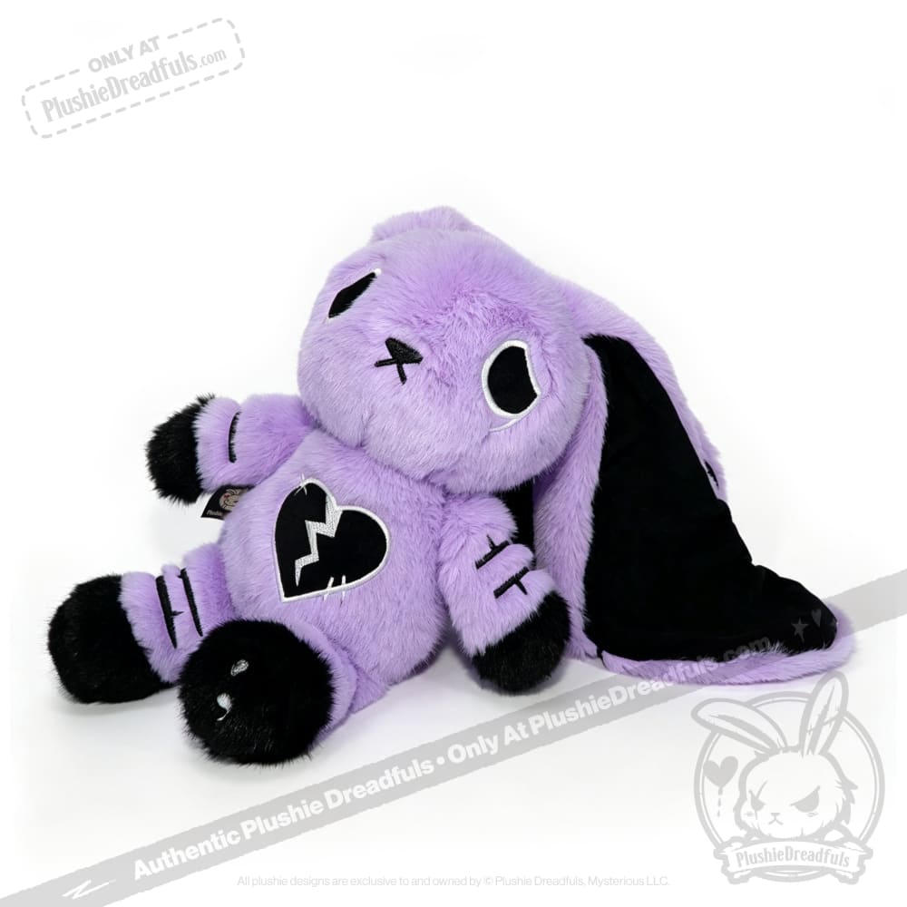 Depression Rabbit V2 Purple Black - Plush Stuffed Animal - toy