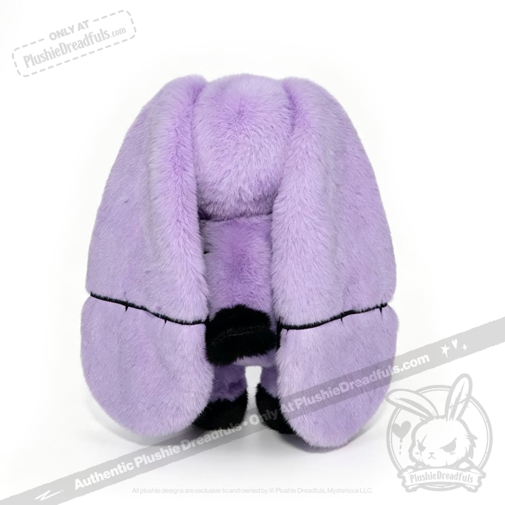Depression Rabbit V2 Purple Black - Plush Stuffed Animal - toy