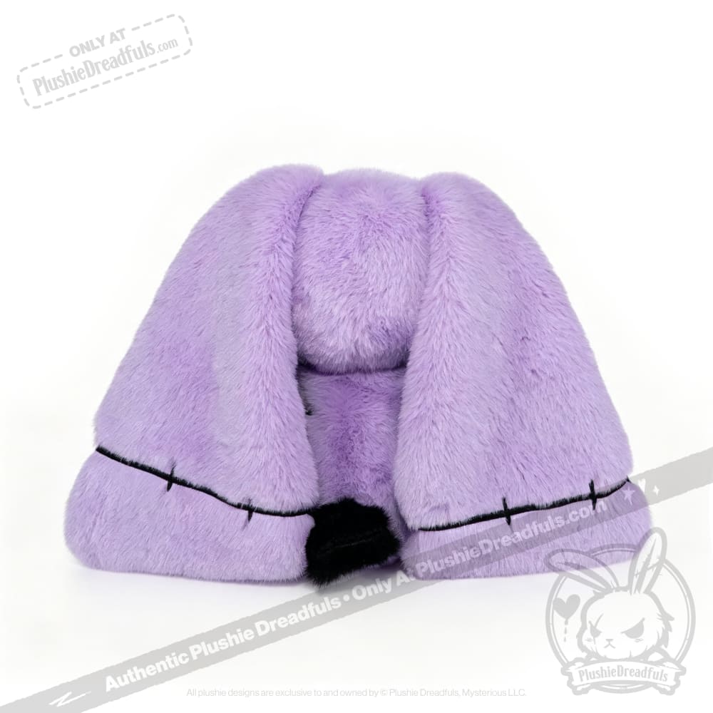 Depression Rabbit V2 Purple Black - Plush Stuffed Animal - toy