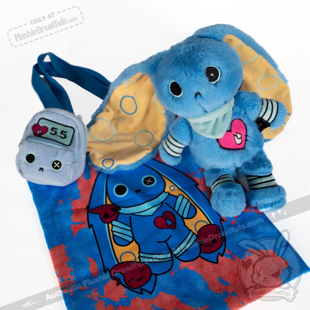 Plushie Dreadfuls - Diabetes Warrior Bunny - Plush Stuffed Animal - Mysterious