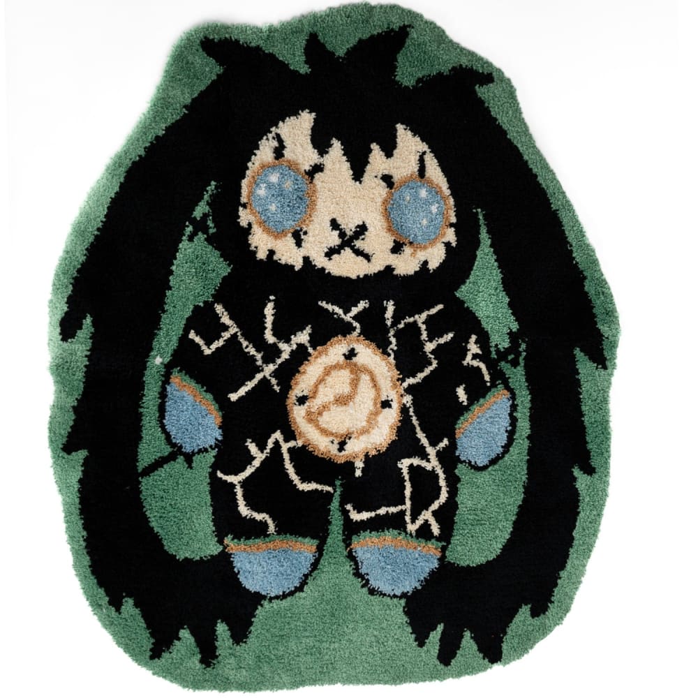 Dissociation Rabbit Rug Home Decoration