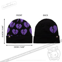 Load image into Gallery viewer, Dreadfully Reversible Beanie - Heartbreak hat
