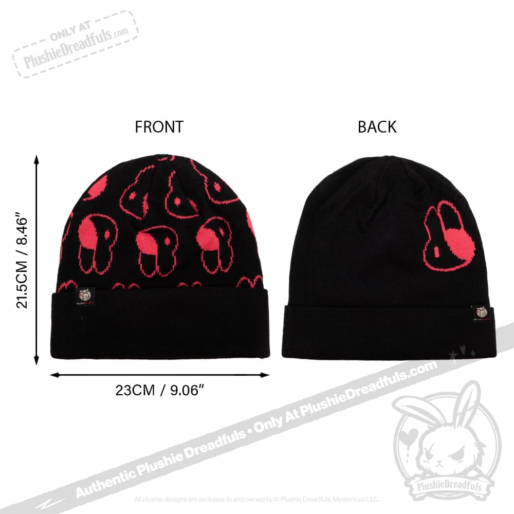 Dreadfully Reversible Beanie - Love Rabbit hat