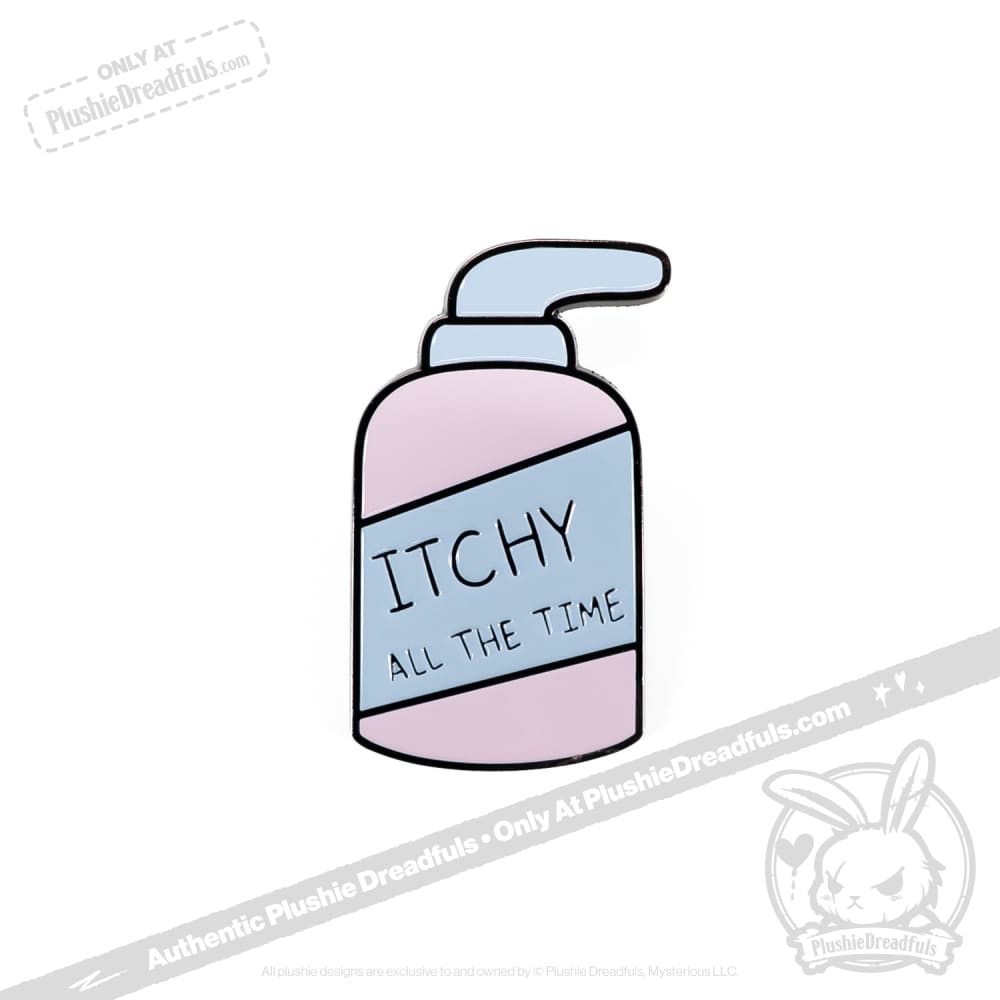 Plushie Dreadfuls - Eczema Lotion Buddy Enamel Pin Pin