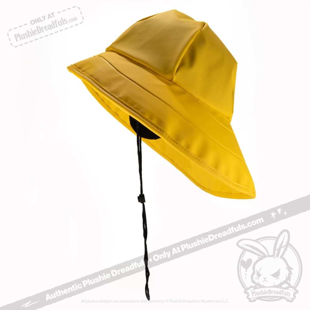 Emotional Downpour Yellow Rain Hat – Mysterious
