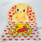 Plushie Dreadfuls - Endometriosis Rabbit - Plush Stuffed Animal - Mysterious