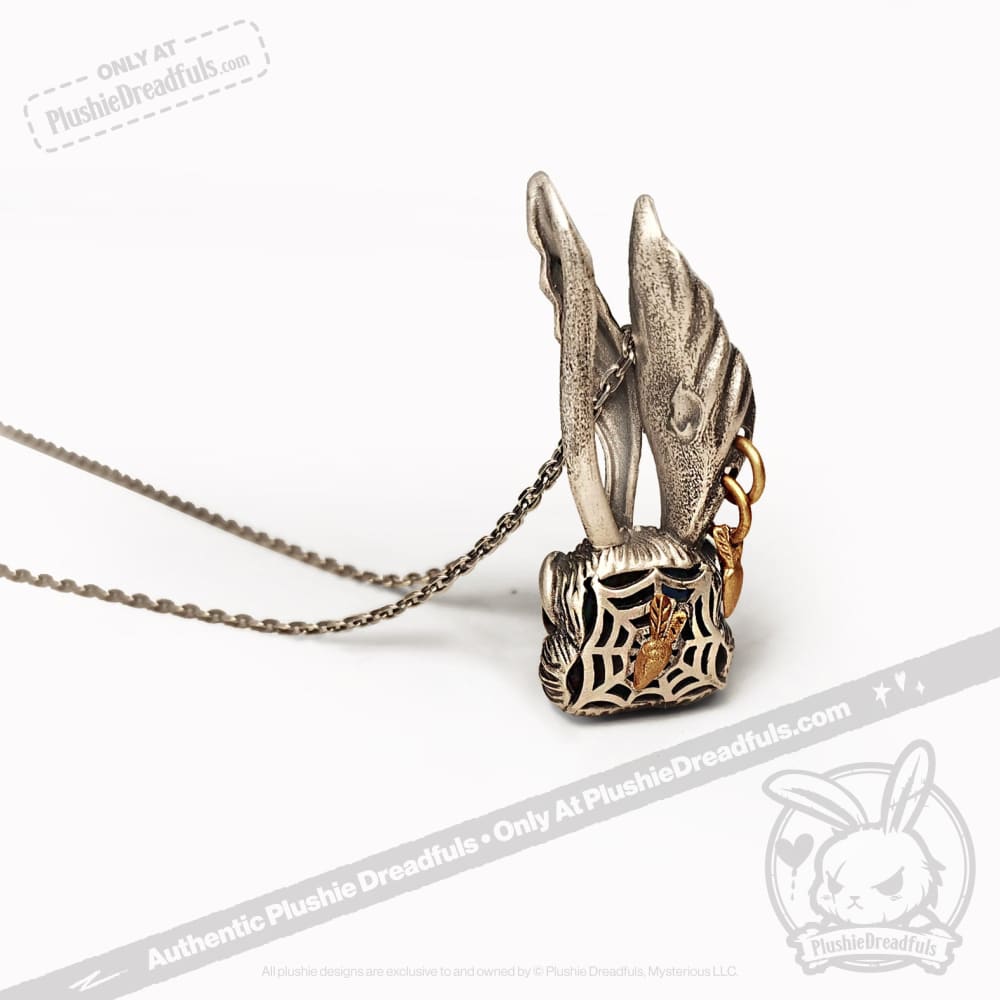 Follow Me Silver Rabbit Necklace - Mysterious