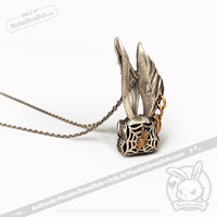 Load image into Gallery viewer, Follow Me Silver Rabbit Necklace - Mysterious
