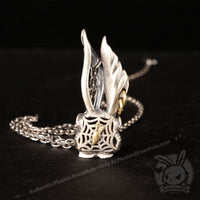 Load image into Gallery viewer, Follow Me Silver Rabbit Necklace - Mysterious
