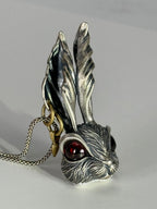 Follow Me Silver Rabbit Necklace Necklace