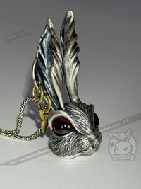 Load image into Gallery viewer, Follow Me Silver Rabbit Necklace Necklace
