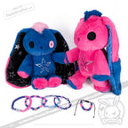 Plushie Dreadfuls - Gemini Rabbit Stacking Friendship Bracelet