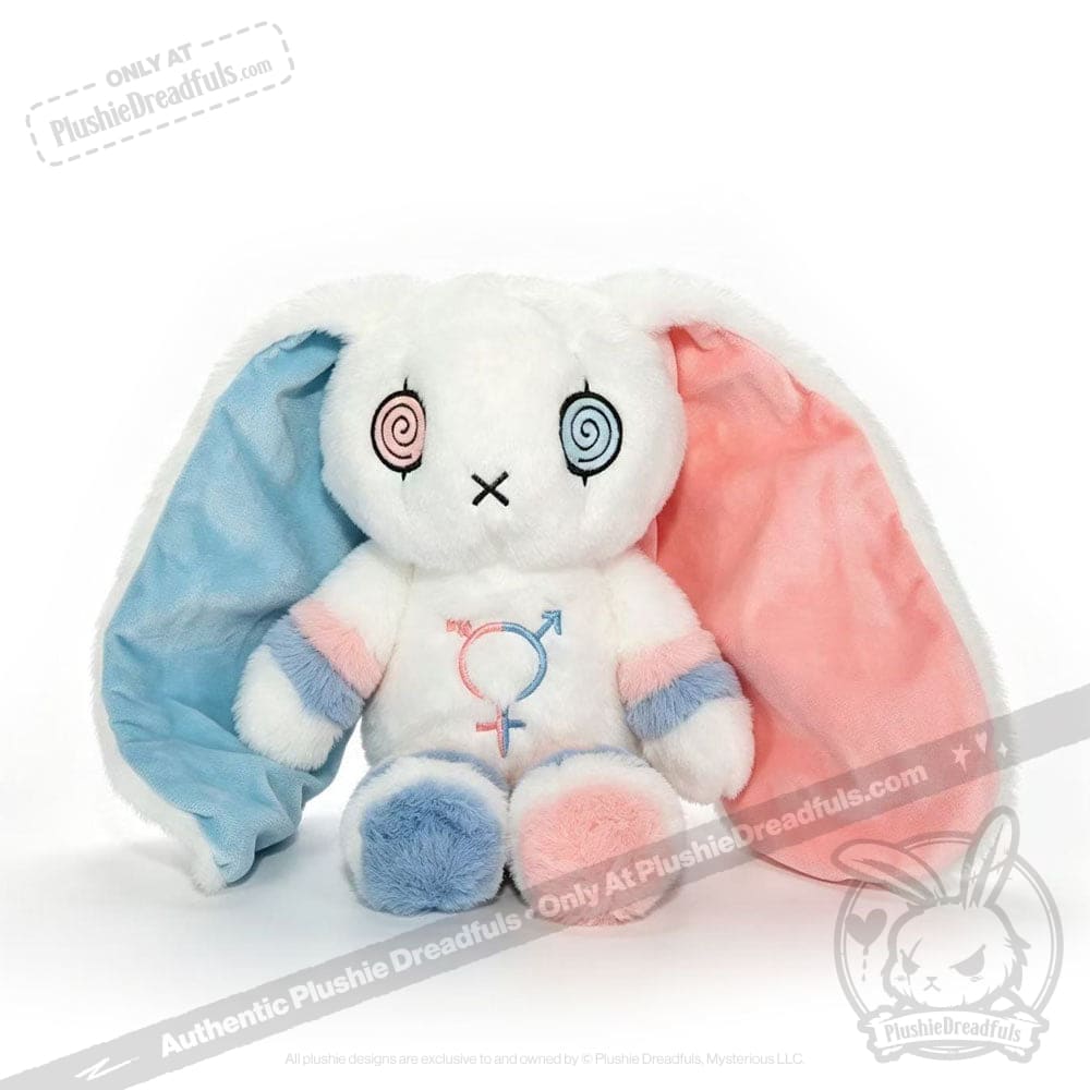 Gender Dysphoria Rabbit - Plush Stuffed Animal - plush