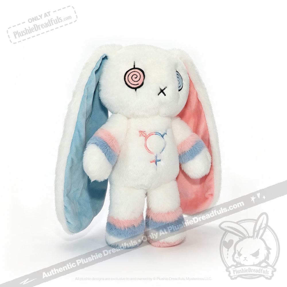 Gender Dysphoria Rabbit - Plush Stuffed Animal - plush