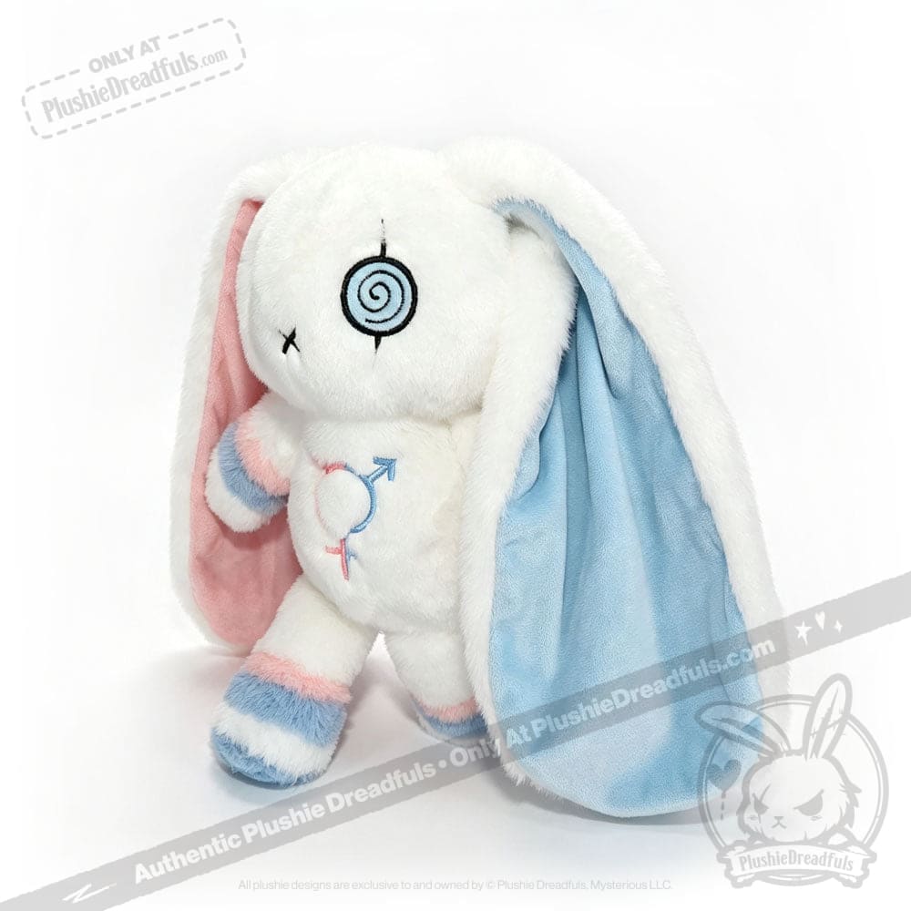 Gender Dysphoria Rabbit - Plush Stuffed Animal - plush