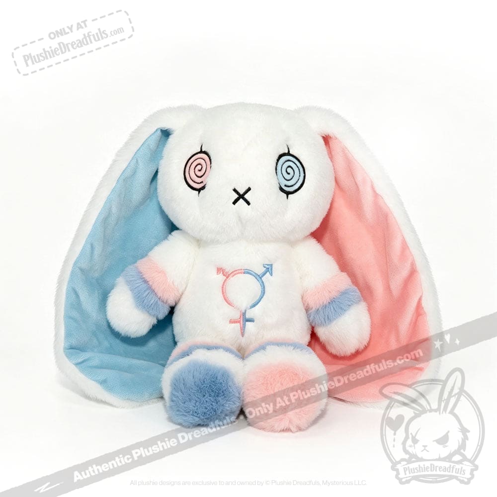 Gender Dysphoria Rabbit - Plush Stuffed Animal - plush