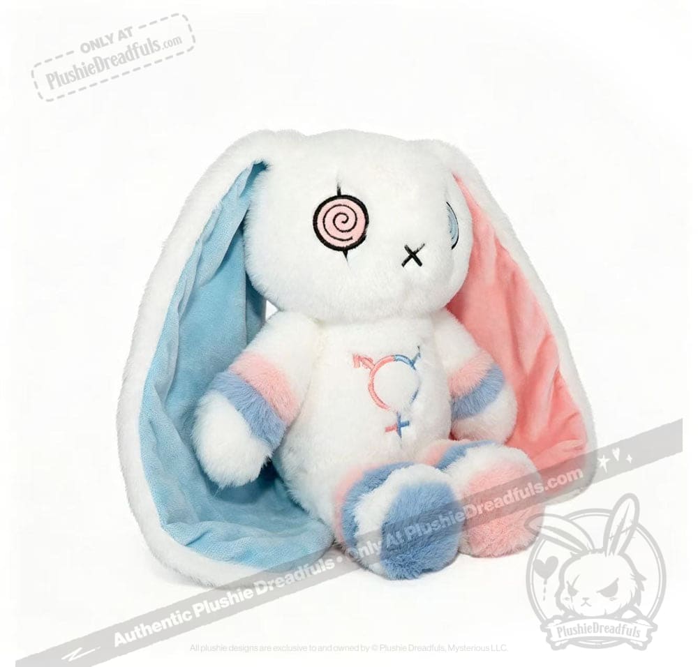 Gender Dysphoria Rabbit - Plush Stuffed Animal - plush