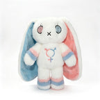 Gender Dysphoria Rabbit - Plush Stuffed Animal - plush