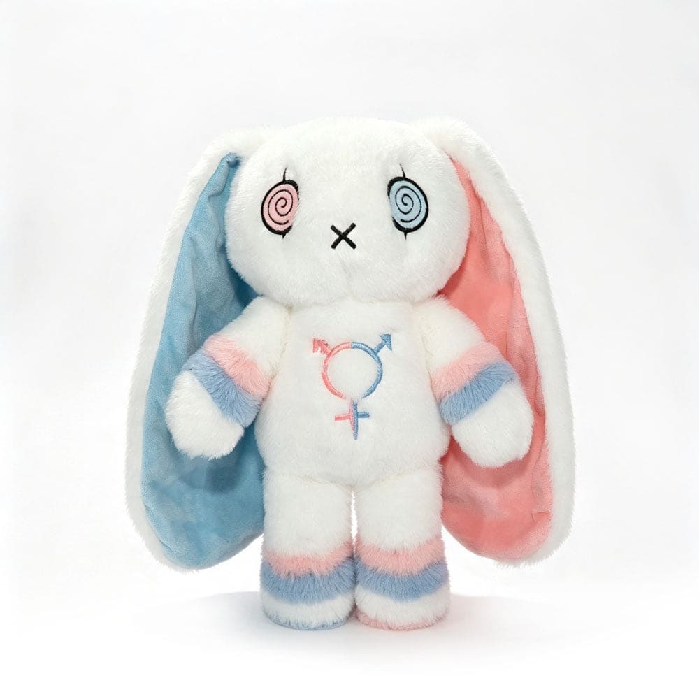 Gender Dysphoria Rabbit - Plush Stuffed Animal - plush
