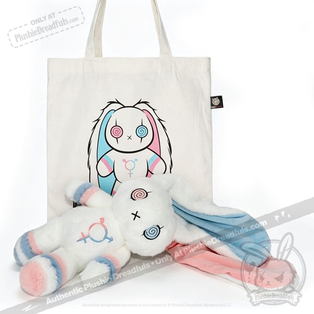 Gender Dysphoria Rabbit - Plush Stuffed Animal - plush