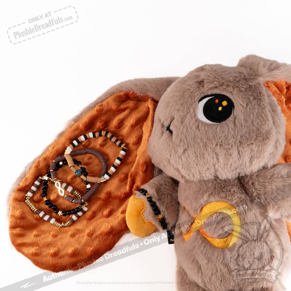 Plushie Dreadfuls - Gold Autism Rabbit Stacking Friendship Bracelet