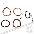 Plushie Dreadfuls - Gold Autism Rabbit Stacking Friendship Bracelet