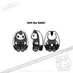Plushie Dreadfuls - Goth Boy - Mysterious