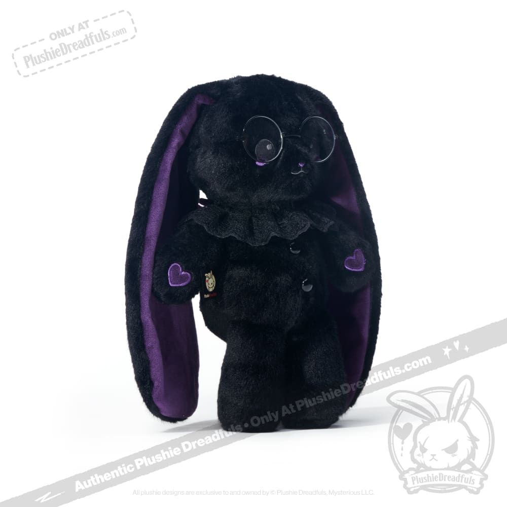 Plushie Dreadfuls - Goth Shy Rabbit - Plush Stuffed Animal plush