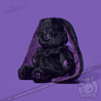Plushie Dreadfuls - Goth Shy Rabbit - Plush Stuffed Animal plush