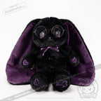 Plushie Dreadfuls - Goth Shy Rabbit - Plush Stuffed Animal plush