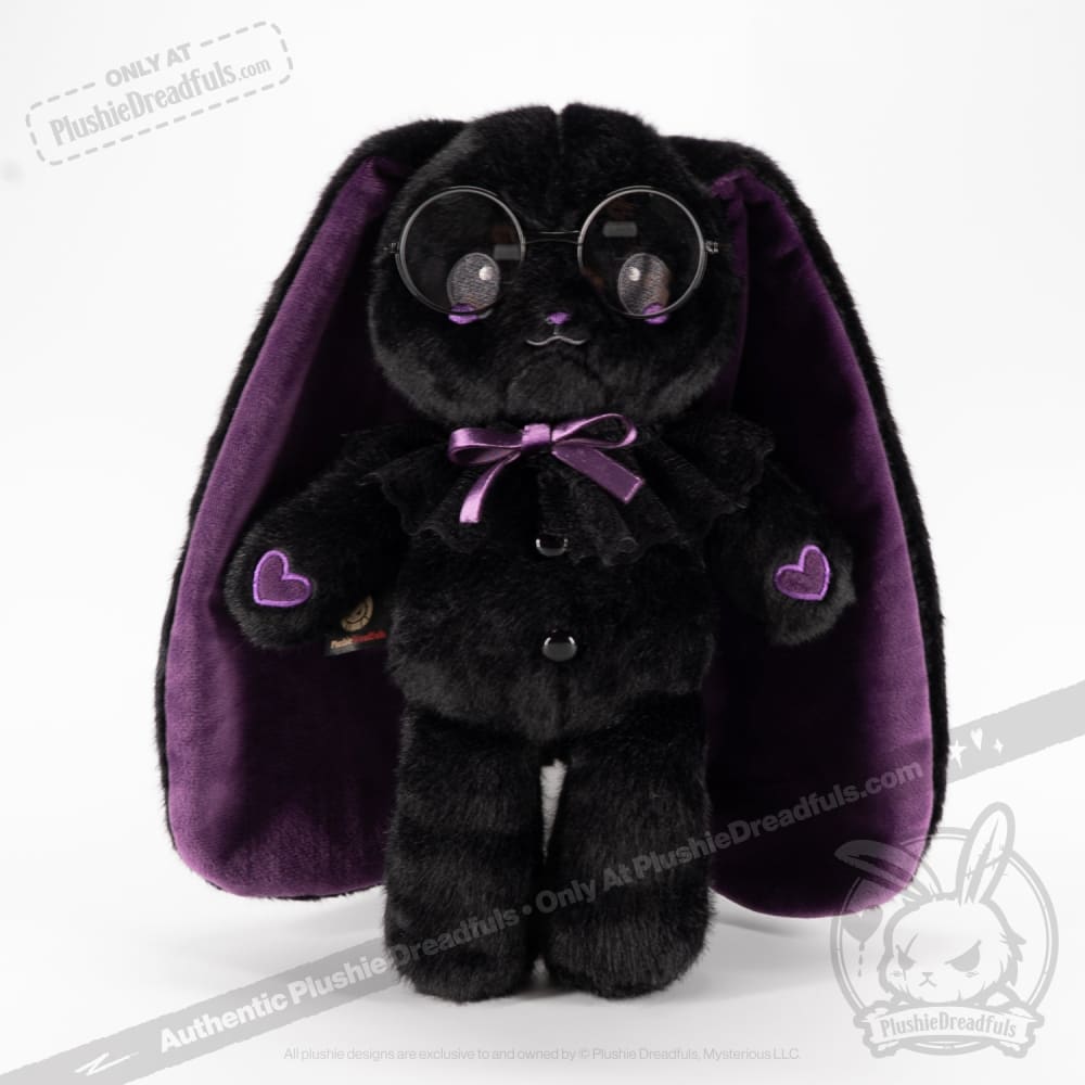 Plushie Dreadfuls - Goth Shy Rabbit - Plush Stuffed Animal plush