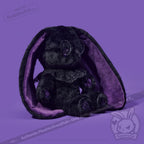 Plushie Dreadfuls - Goth Shy Rabbit - Plush Stuffed Animal plush