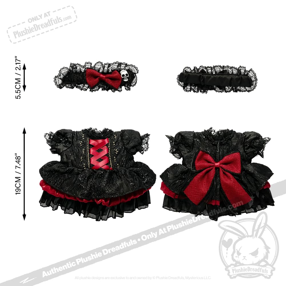 Gothic Lolita Outfit Red and Black - accessory