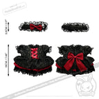 Gothic Lolita Outfit Red and Black - accessory