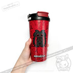 Grey Anxiety Rabbit Cup - Plush Head and Cup Collector Set - thermos