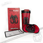 Grey Anxiety Rabbit Cup - Plush Head and Cup Collector Set - thermos