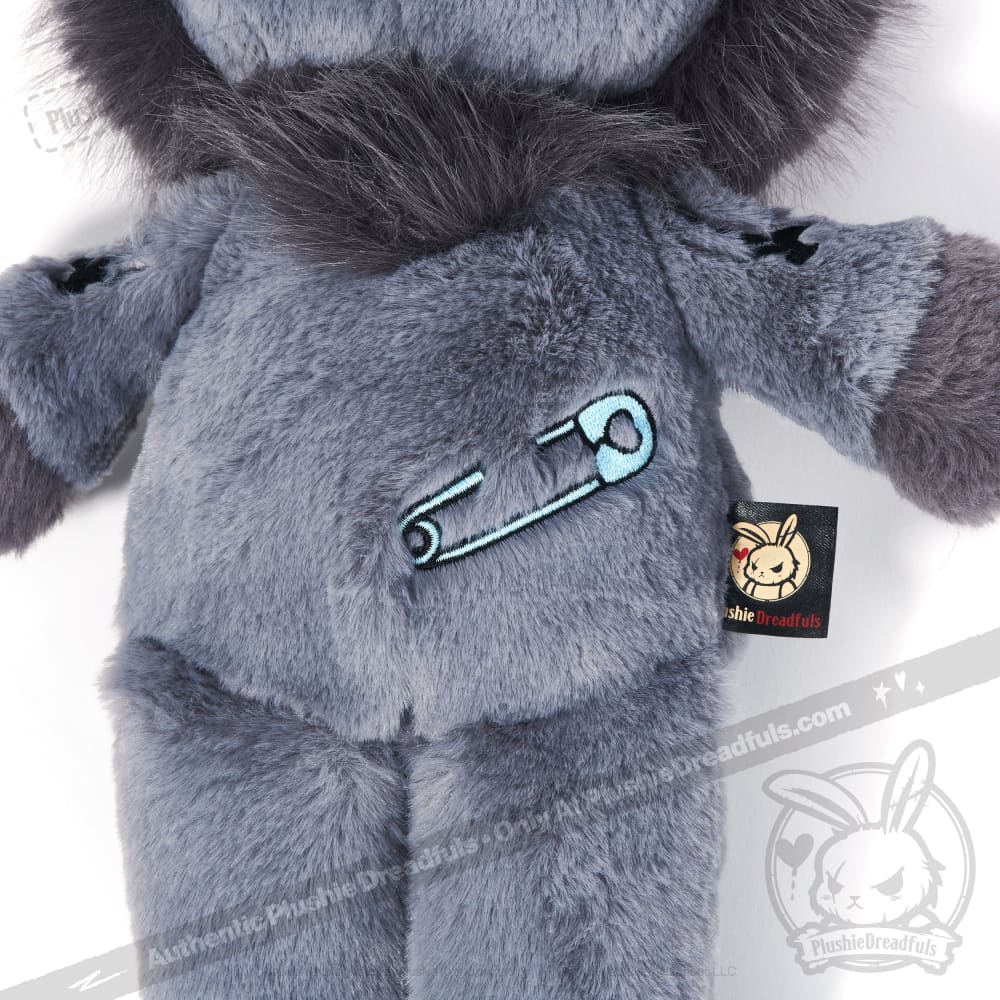 Plushie Dreadfuls - Grudge the Lionhead Rabbit - Plush Stuffed Animal toy