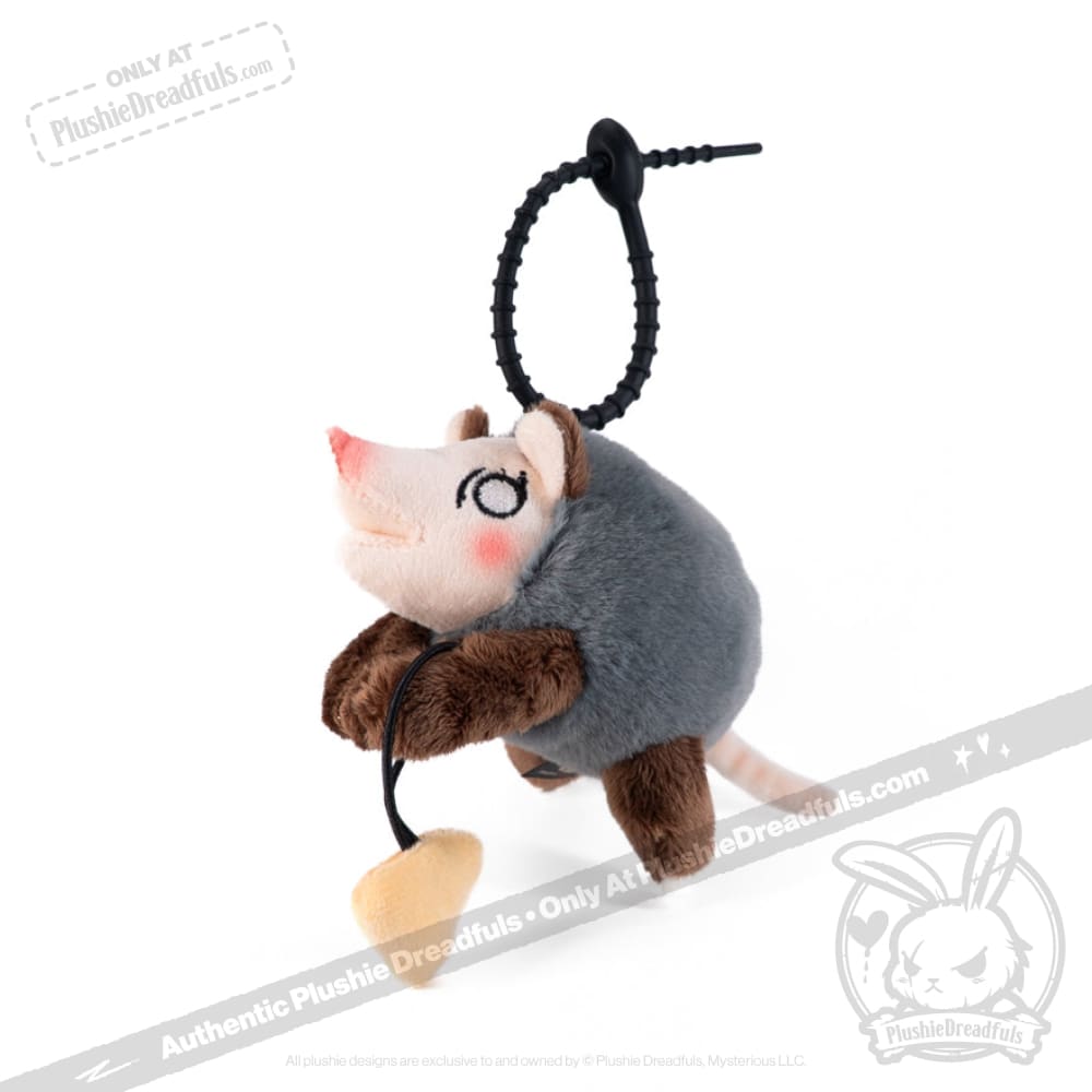 Plushie Dreadfuls - Hangry Pizza Opossum Plush Keychain Keychain