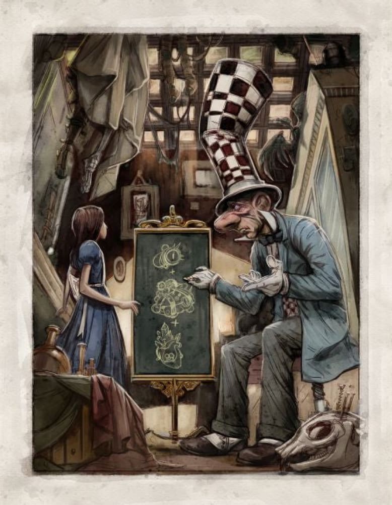 Hatter's Quest (Art Print) - Mysterious