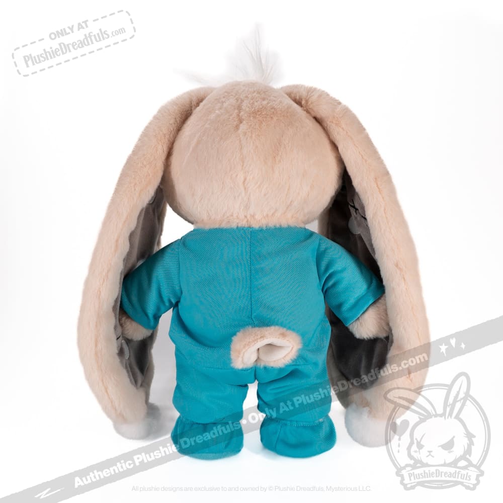 Plushie Dreadfuls - Immunocompromised Rabbit Plush Stuffed Animal Plush