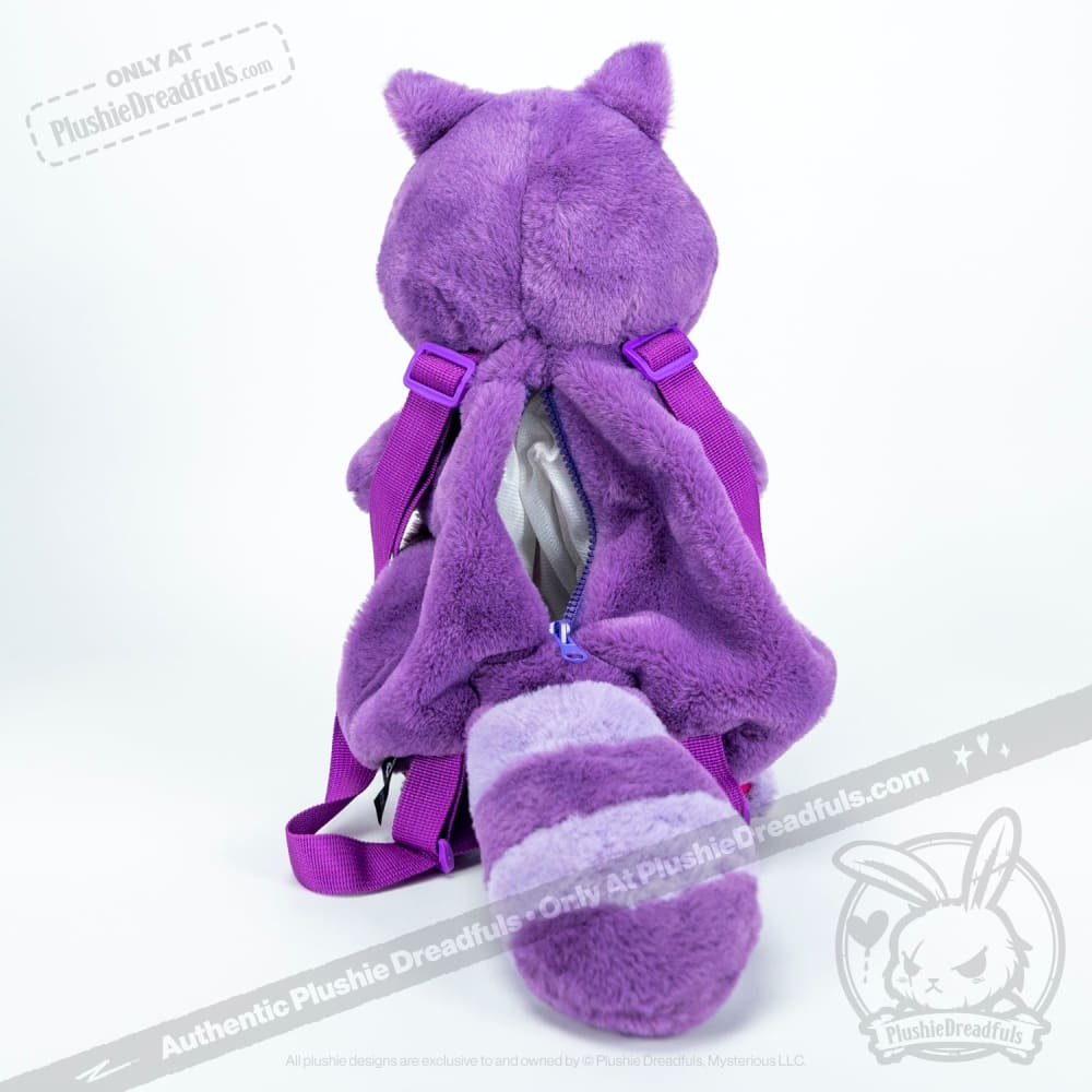 Plushie Dreadfuls -  Klepto Raccoon Plush Backpack - Mysterious
