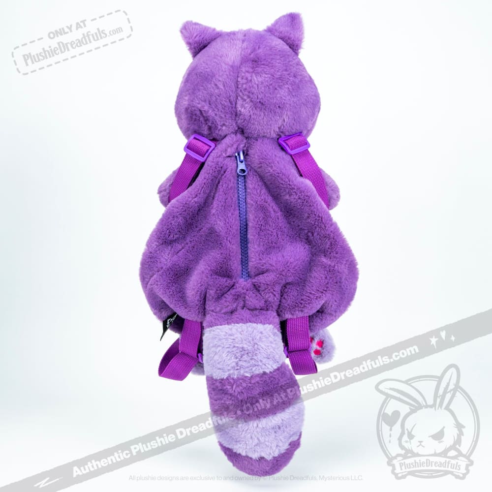 Plushie Dreadfuls -  Klepto Raccoon Plush Backpack - Mysterious