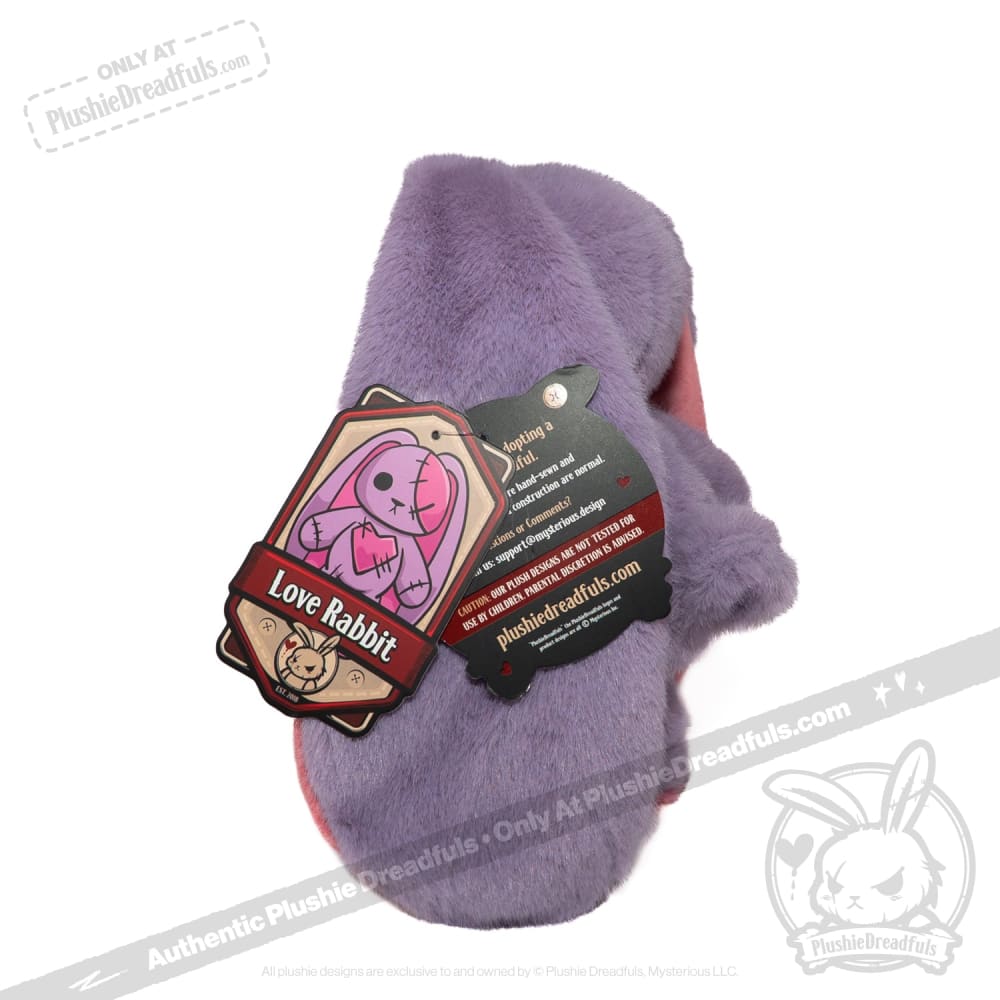 Plushie Dreadfuls - Lavender Love Rabbit Limited Edition - Plush Stuffed Animal toy