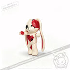 Plushie Dreadfuls Love Rabbit Figurine - necklace