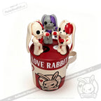 Plushie Dreadfuls Love Rabbit Figurine - necklace