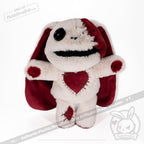 Plushie Dreadfuls -  Love Rabbit Plush Puppet - Mysterious